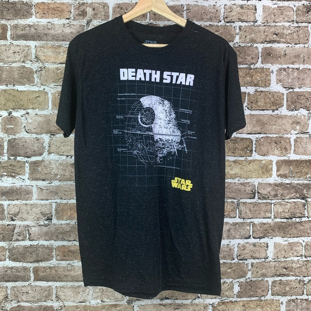 Star Wars Mens T-Shirt Death Star Size Medium
